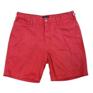 Nautica Red Flat Front Men's Shorts